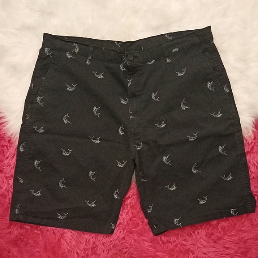 Wrangler Marlin Swordfish Navy Blue Shorts Men's Size 40